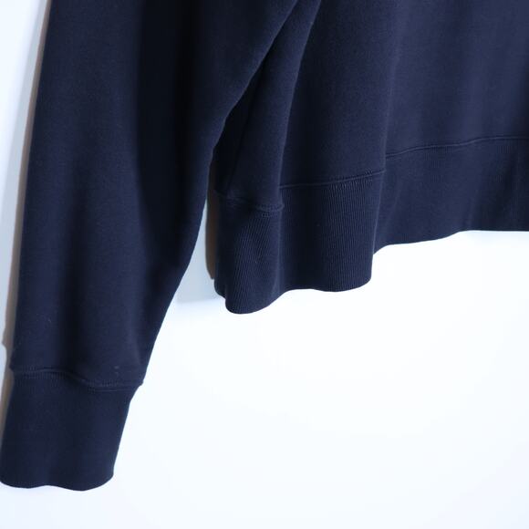 ZIMMERMANN Starcat Embroidered Sweatshirt Navy Pullover Terry Women's 3/US 10 - Picture 7 of 9